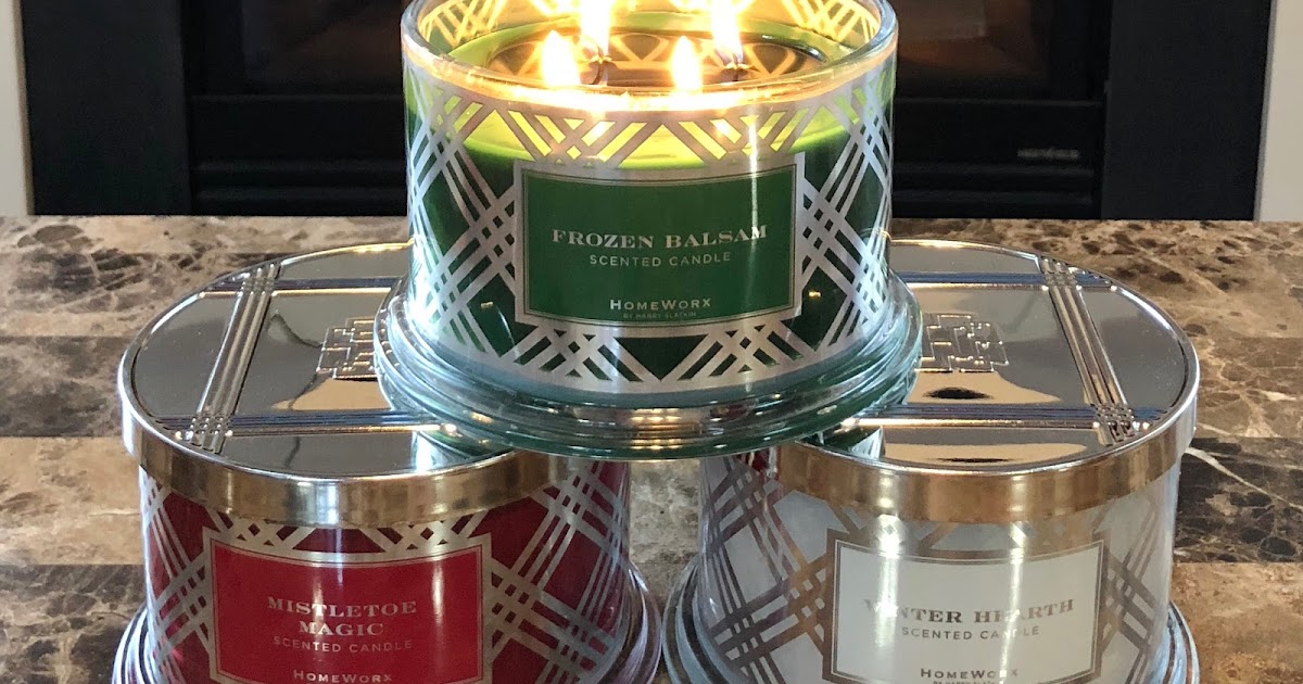 QVC's HomeWorx by Harry Slatkin TSV Set of Three Candles in Holiday