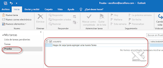 VBA: Crear tareas en Outlook desde Excel