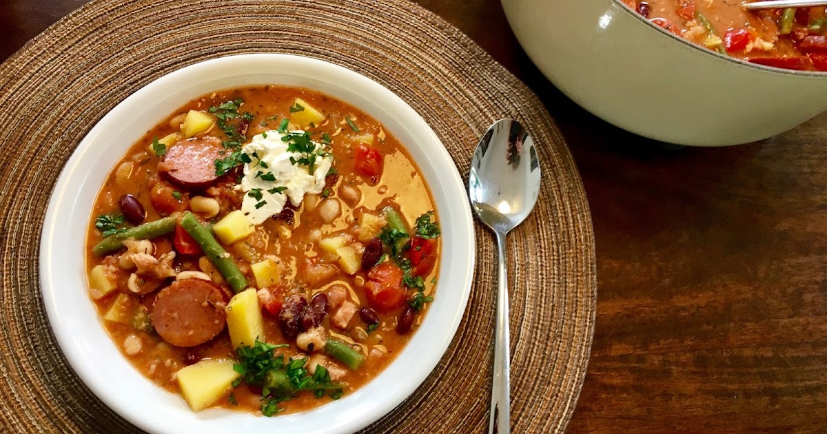 Lust auf Lecker 🌶: feuriger Bohnentopf mit Kabanossi