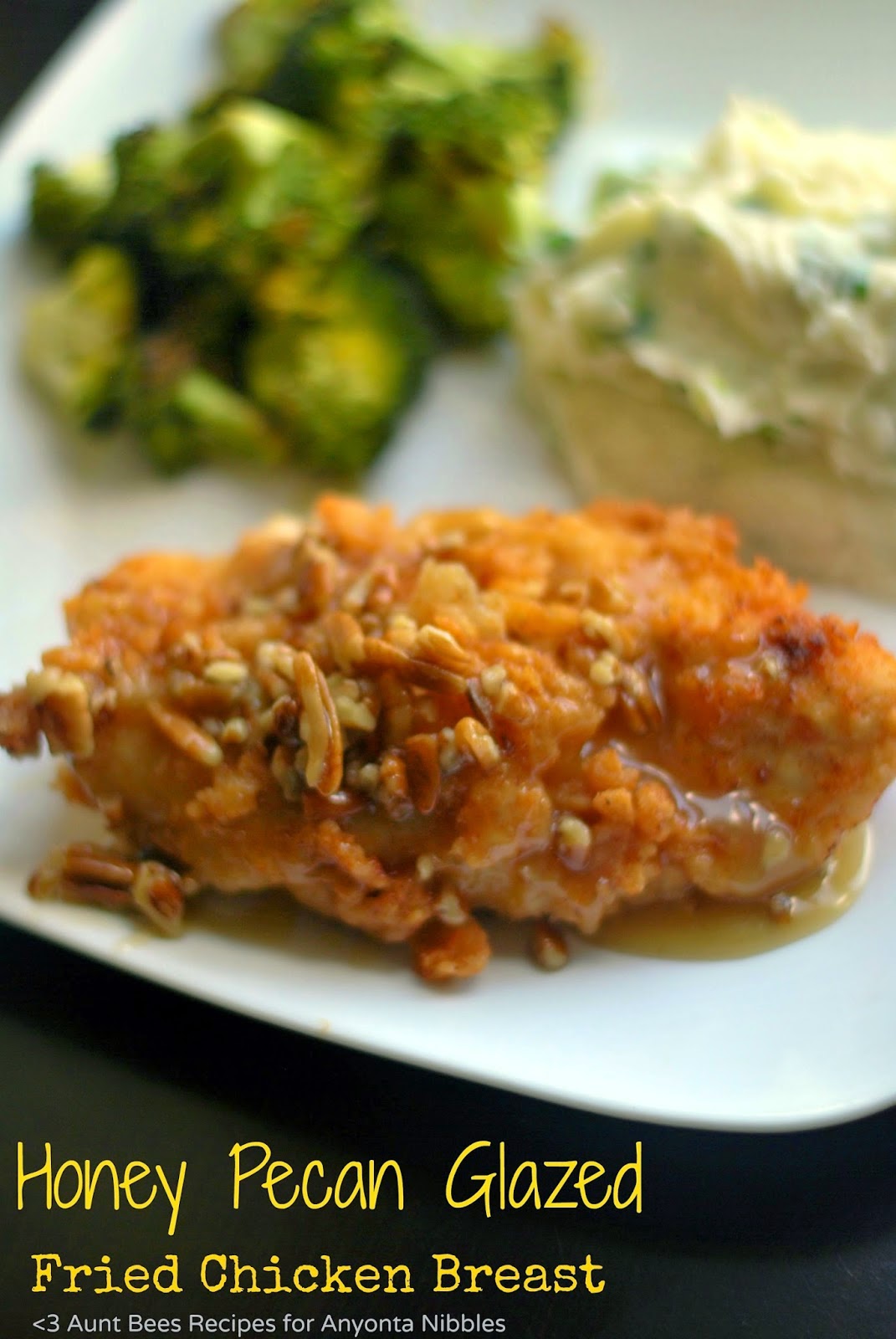 Anyonita Nibbles GlutenFree Recipes Gluten Free Honey Pecan Glazed Fried Chicken Breast