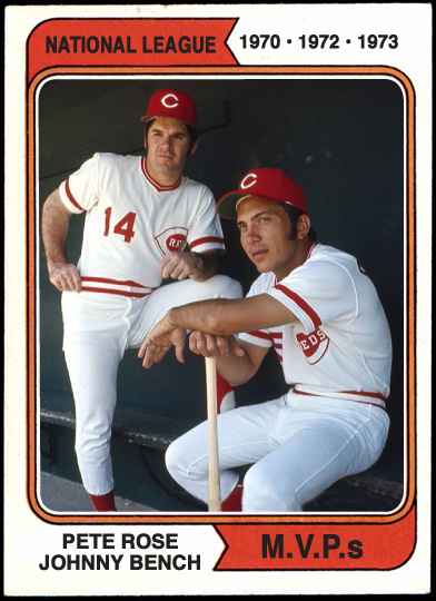 WHEN TOPPS HAD (BASE)BALLS!: 1974 SPECIAL- PETE ROSE AND JOHNNY BENCH