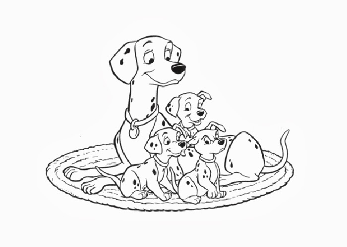 Pongo And Perdita Coloring Pages Coloring Pages