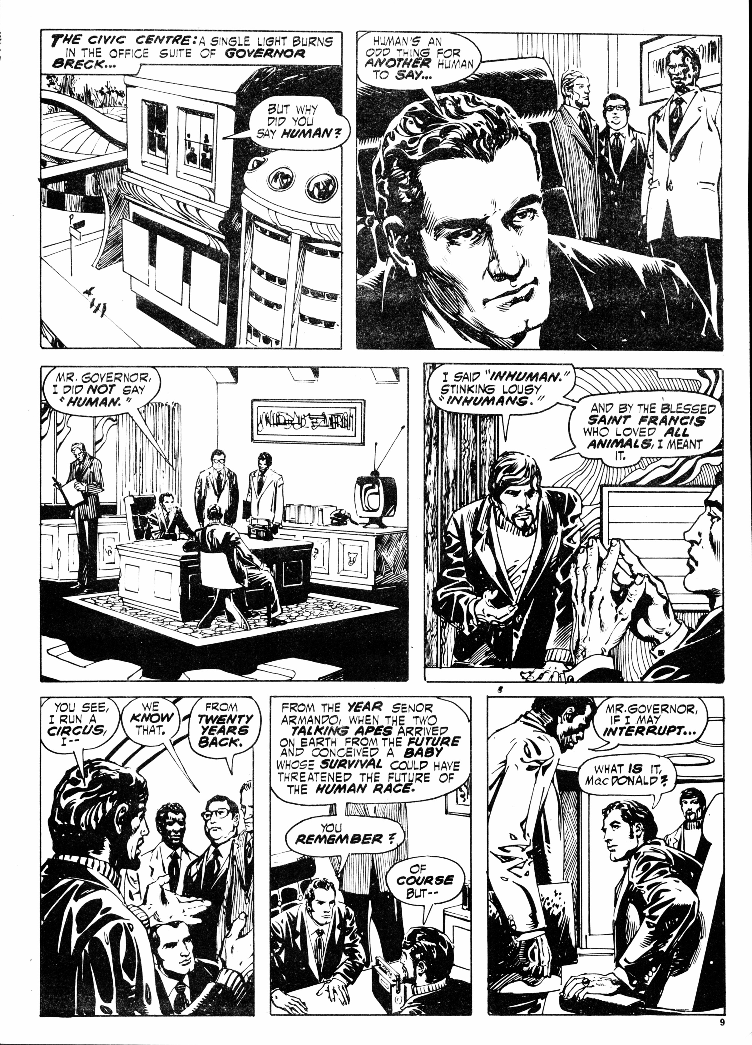 Read online Planet of the Apes (1974) comic -  Issue #65 - 9