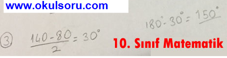 10.Sınıf FCM Yayınları Matematik Ders Kitabı 121.Sayfa 3.Soru Cevabı