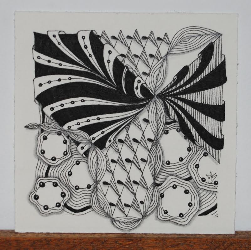 Tickled To Tangle: "It's a String Thing" #176 Tiles