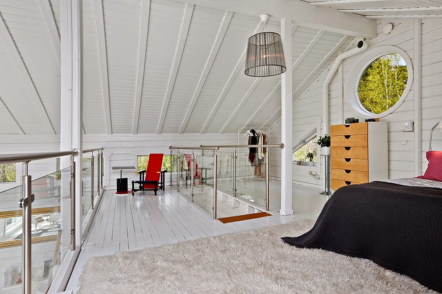 UNA CABAÑA PARA LAS VACACIONES BLANCA Y LUMINOSA EN GOTEMBURGO | Decoración