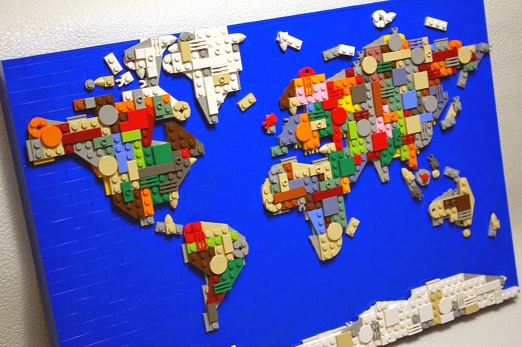 Карта россии из лего