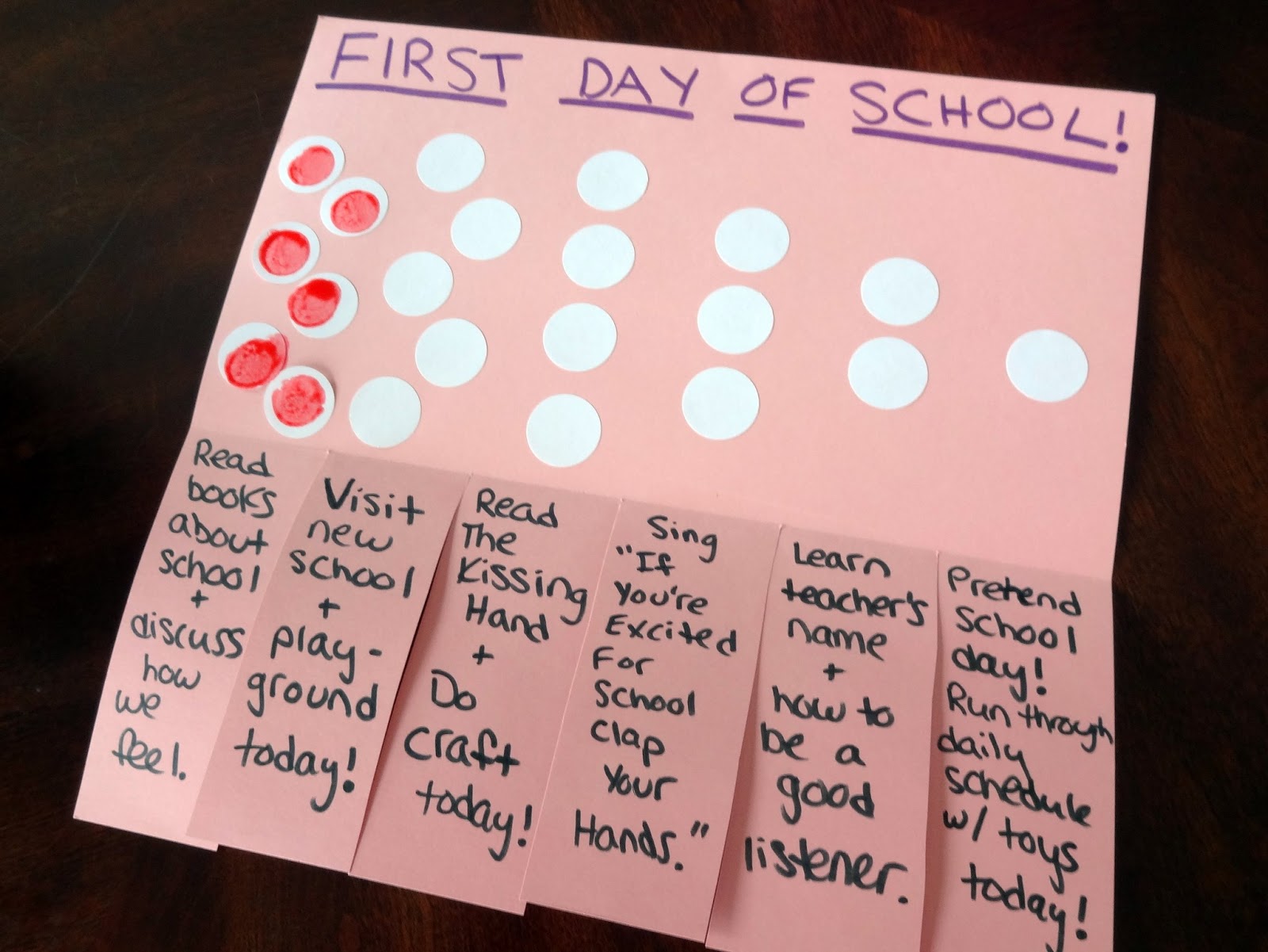 Mom's Tot School: First Day of Preschool!