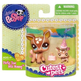 Littlest Pet Shop Mommy & Baby Deer (#2500) Pet