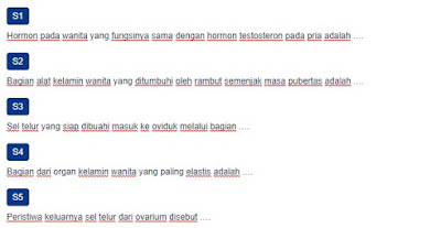 Reproduksi organ Contoh Soal Organ Reproduksi Wanita