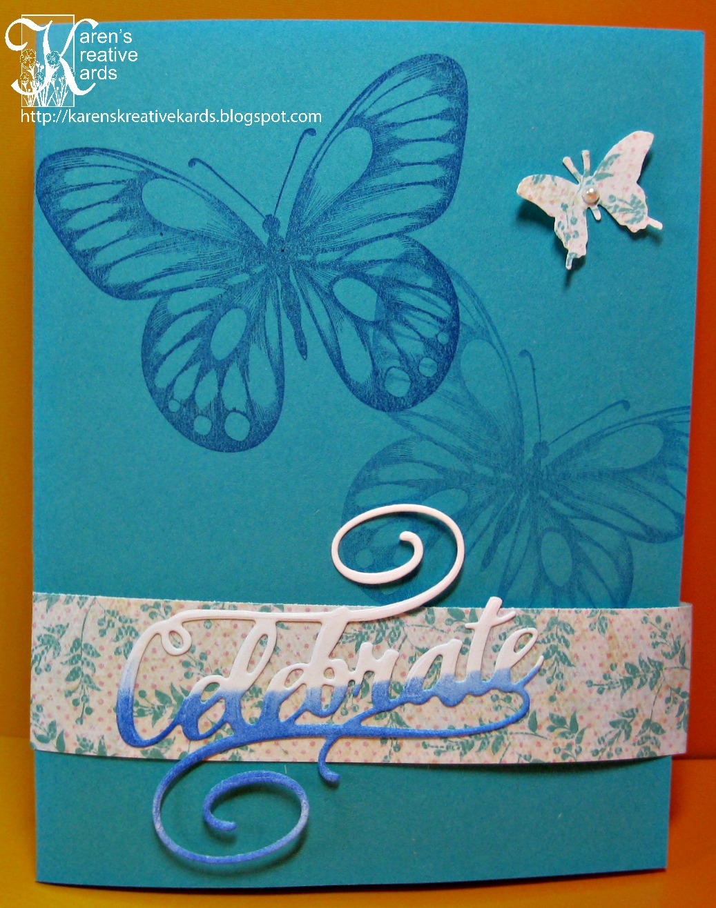Karen's Kreative Kards: Butterfly Celebrate Surprise Card