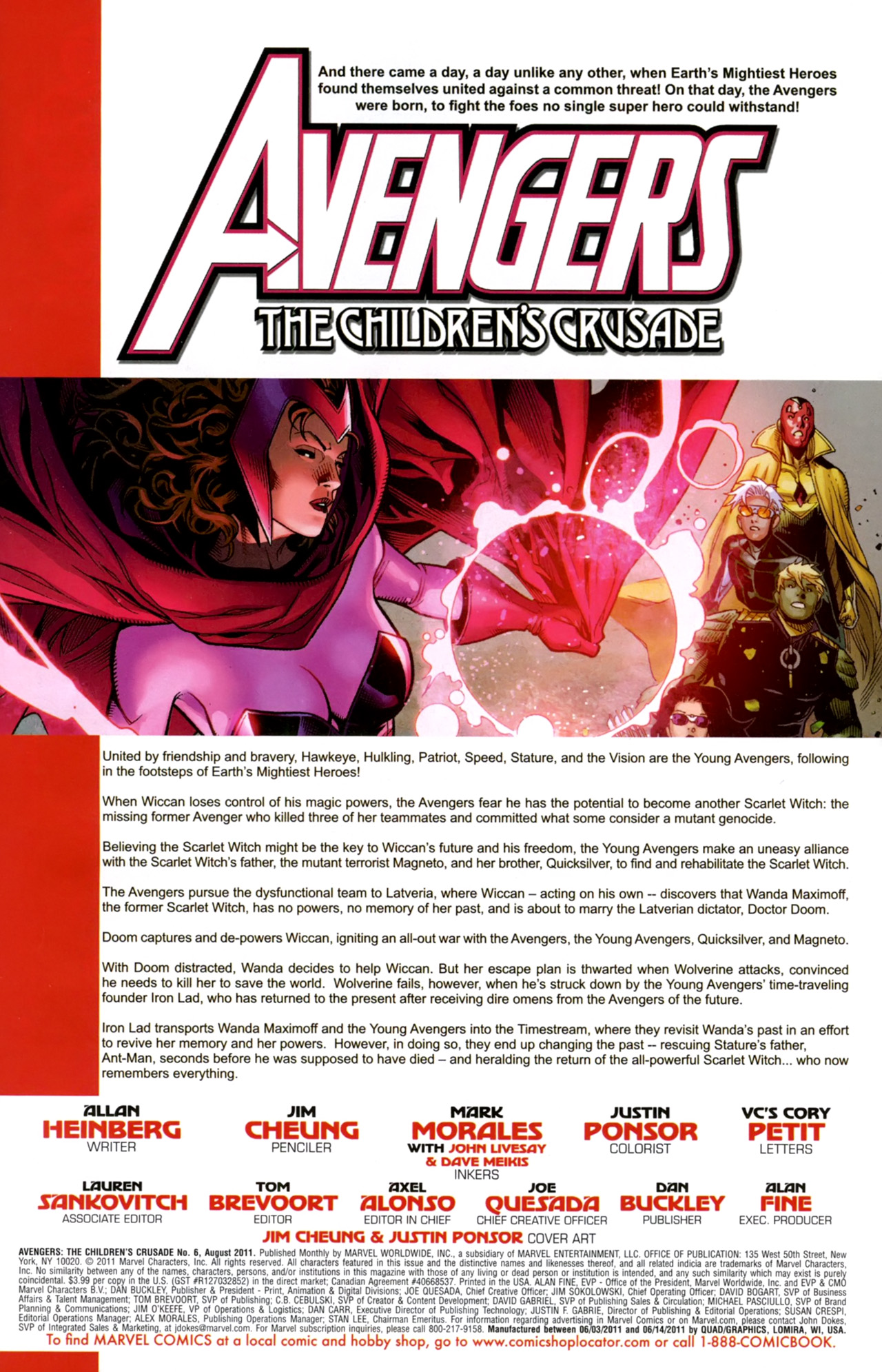 Read online Avengers: The Children's Crusade comic -  Issue #6 - 3