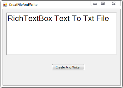 write in text file using vb.net