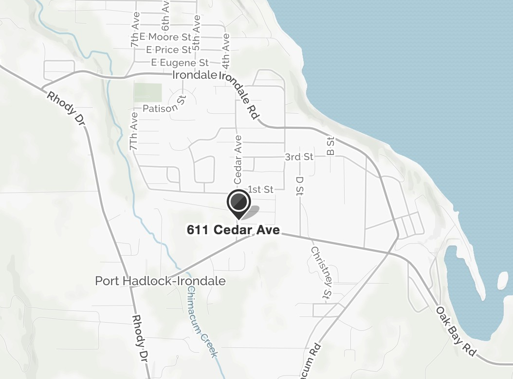 611 Cedar Residential Community in Port Hadlock, WA Town