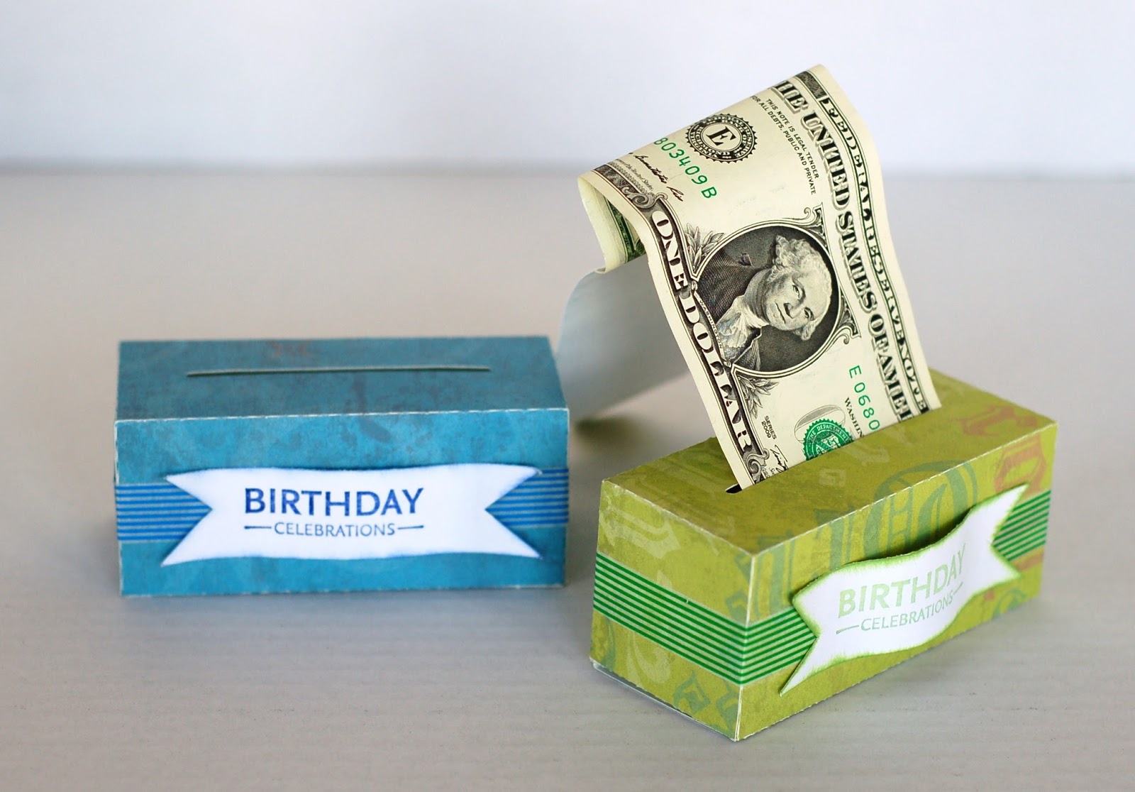 Paper Creations by Kristin Money Roll Boxes