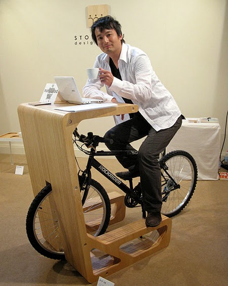 Bicycle Desk by Store MUU
