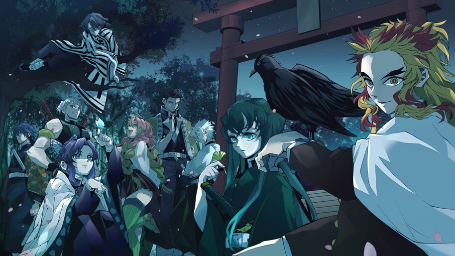Hashira, The Pillars, Members, Kimetsu no Yaiba, 4K, #3.1488
