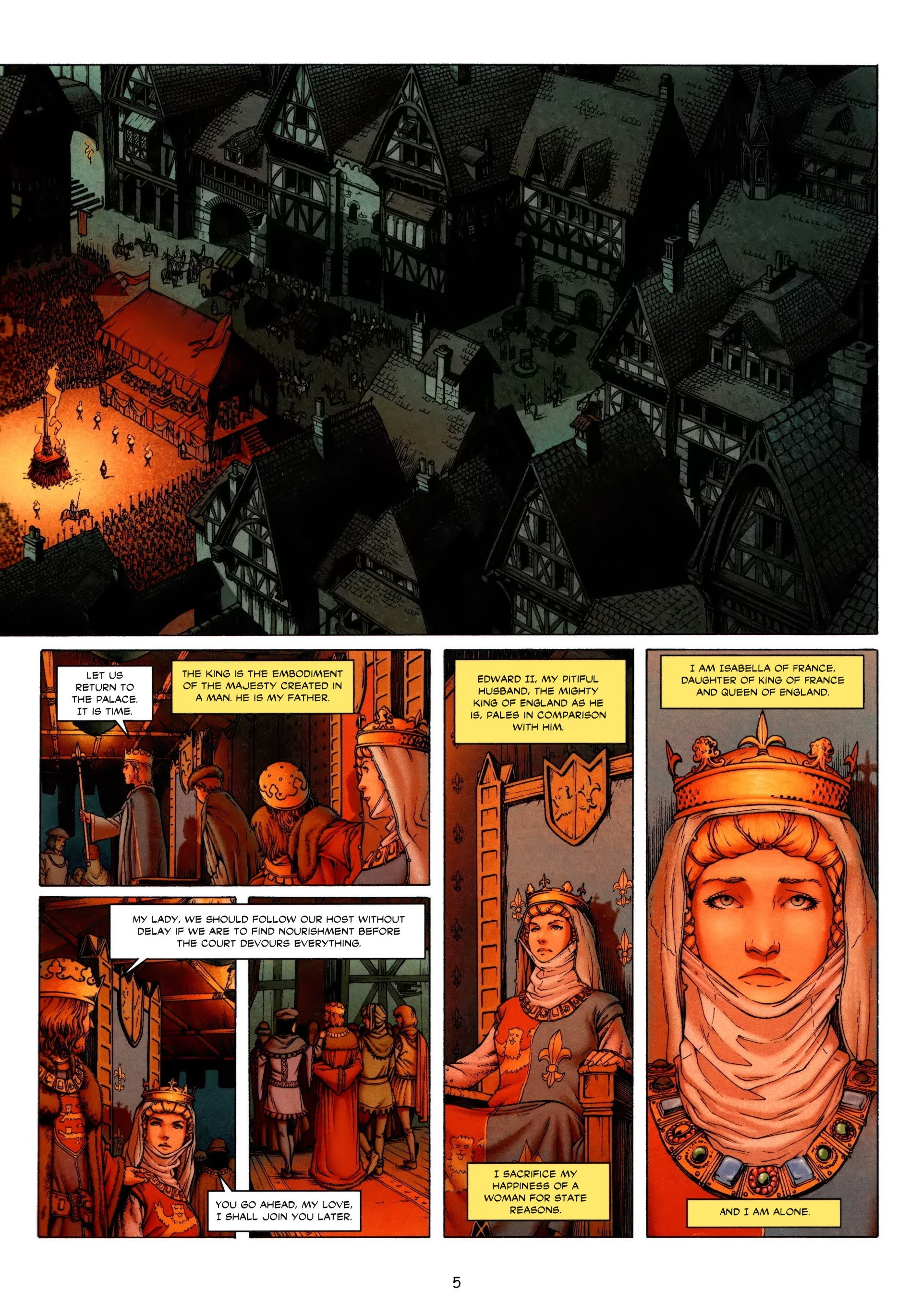 Read online Isabella: She-Wolf of France comic -  Issue #1 - 6