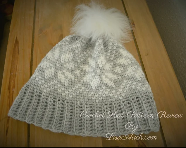 free crochet hat  pattern HAT, Easy crochet snowflake graph crochet pattern