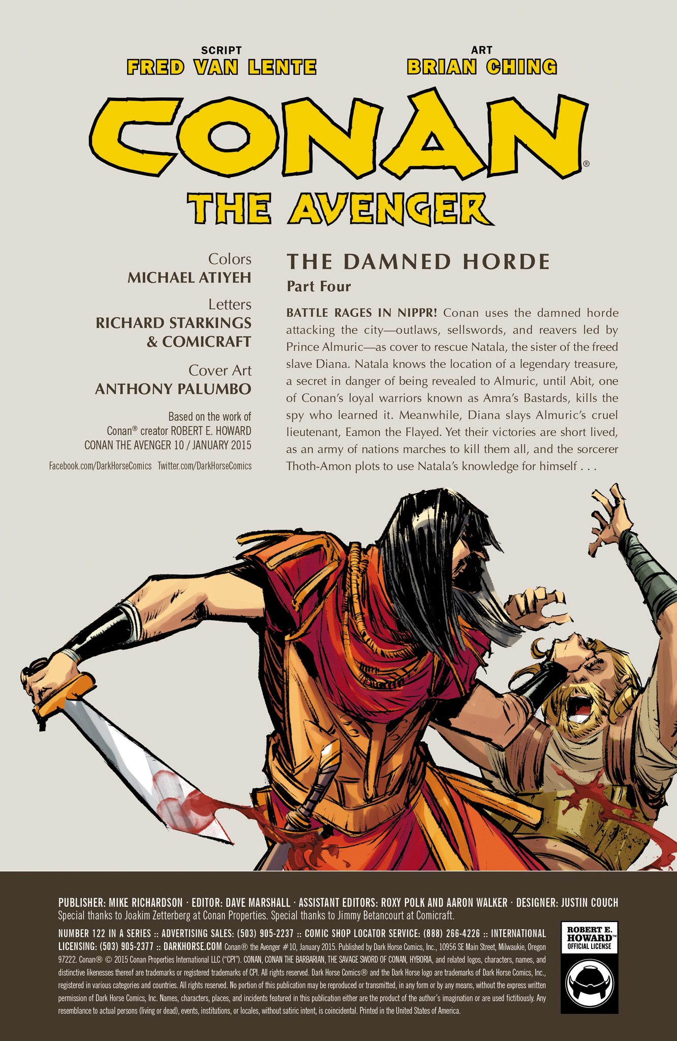 Read online Conan the Avenger comic -  Issue #10 - 2