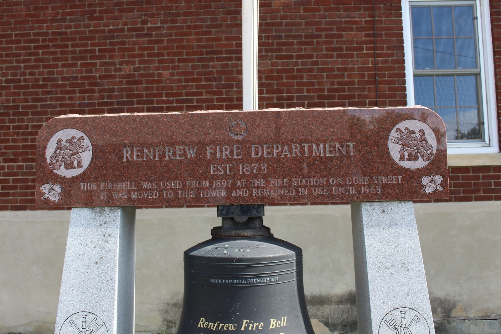 Memorials in Ottawa Renfrew Fire Department Bell
