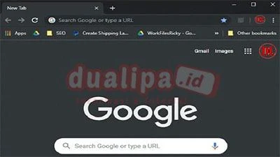 Dark mode google search desktop uji coba