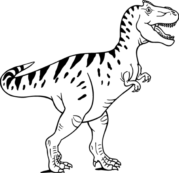desenho de dinossauro para colorir 17673987 Vetor no Vecteezy