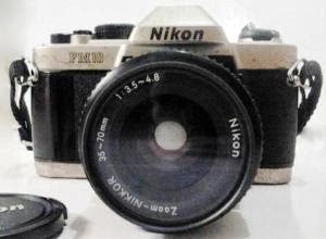 Kamera Slr Film Nikon Fm10 Eternal Light Analog Camera