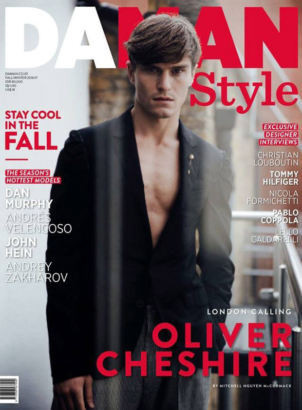 Oliver Cheshire Stars in DA MAN Style Fall Winter 2016 Cover | It's Not You It's Me Media | INYIM Media - Music, Fashion Editorials and Alternative Pop Culture