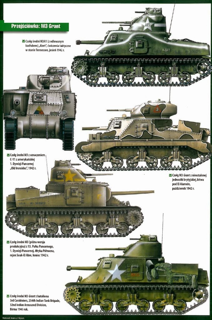 Allied Tanks and Combat Vehicles of World War II: Medium Tank M3 Grant ...