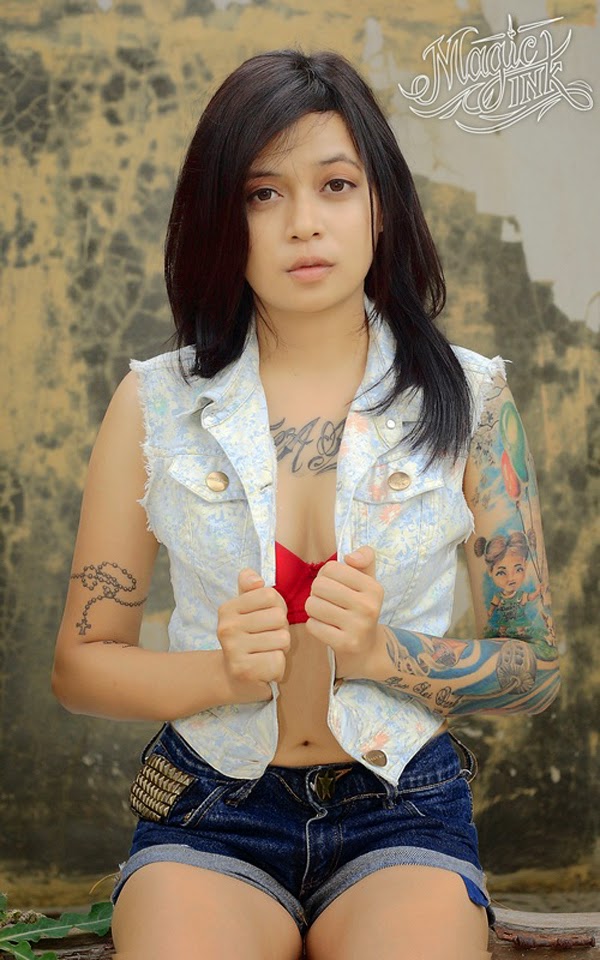 beautiful woman tattoo Indonesia beautiful woman tattoo Indonesia