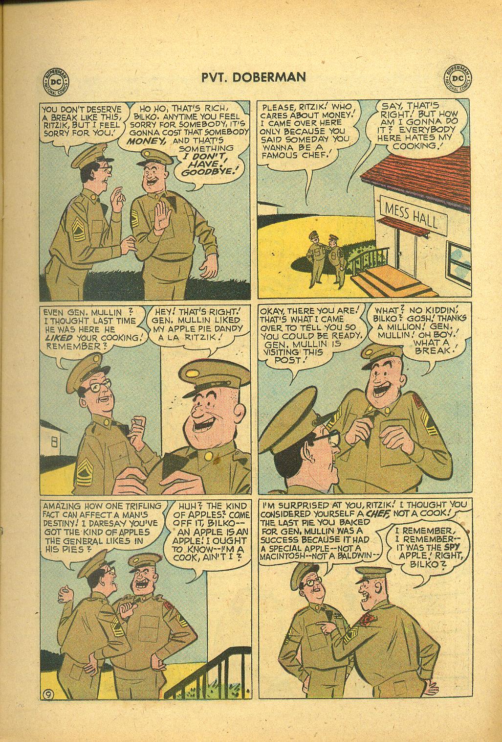 Read online Sgt. Bilko's Pvt. Doberman comic -  Issue #1 - 11