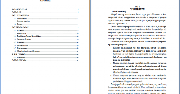 Contoh Makalah Peran Guru Bidang Studi Pada Setiap Substansi Manajemen Pendidikan Contoh Makalah Docx