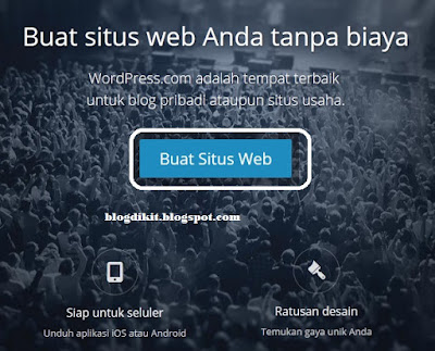 cara membuat blog gratis wordpress