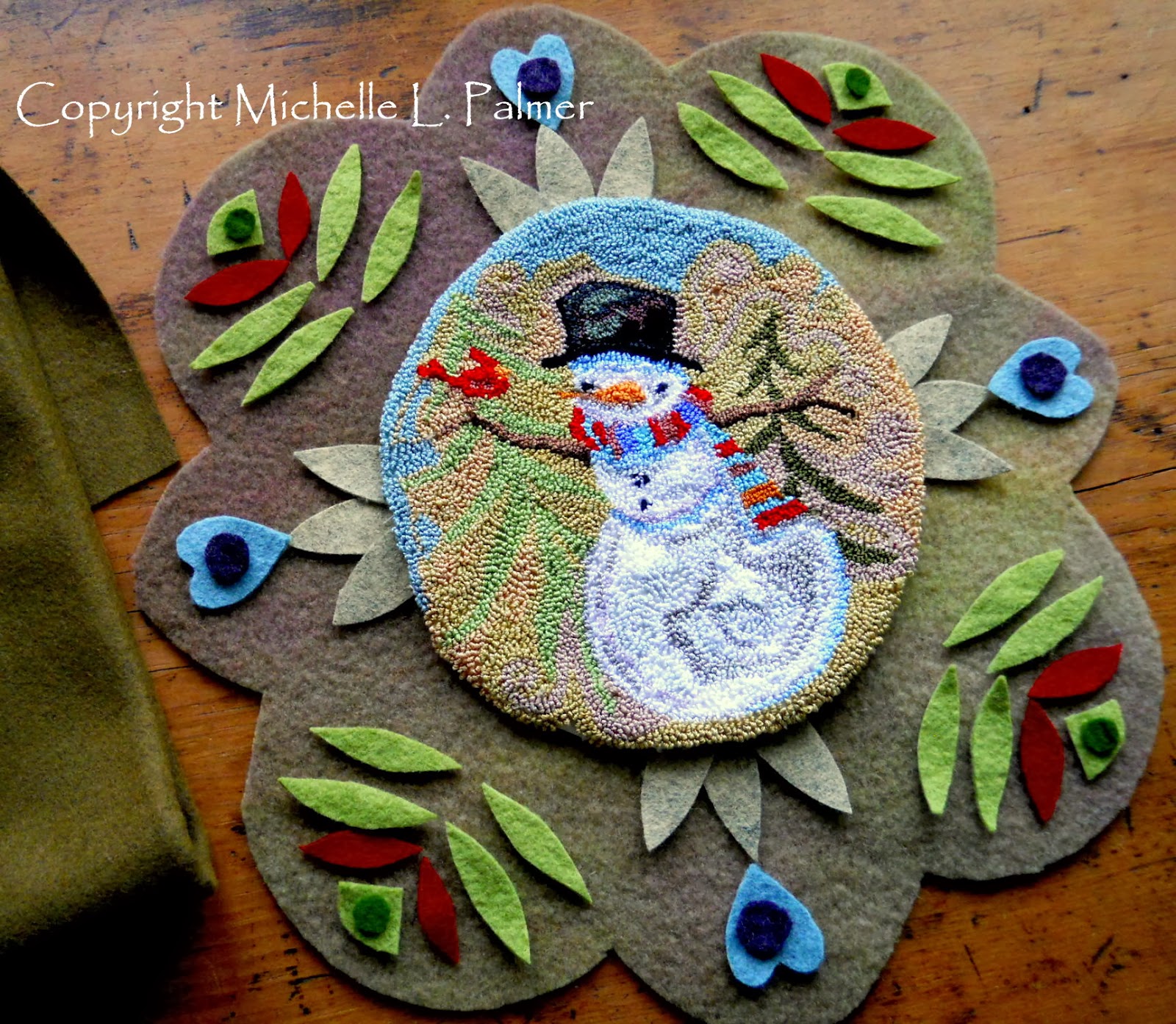 Michelle Palmer Punch needle play...