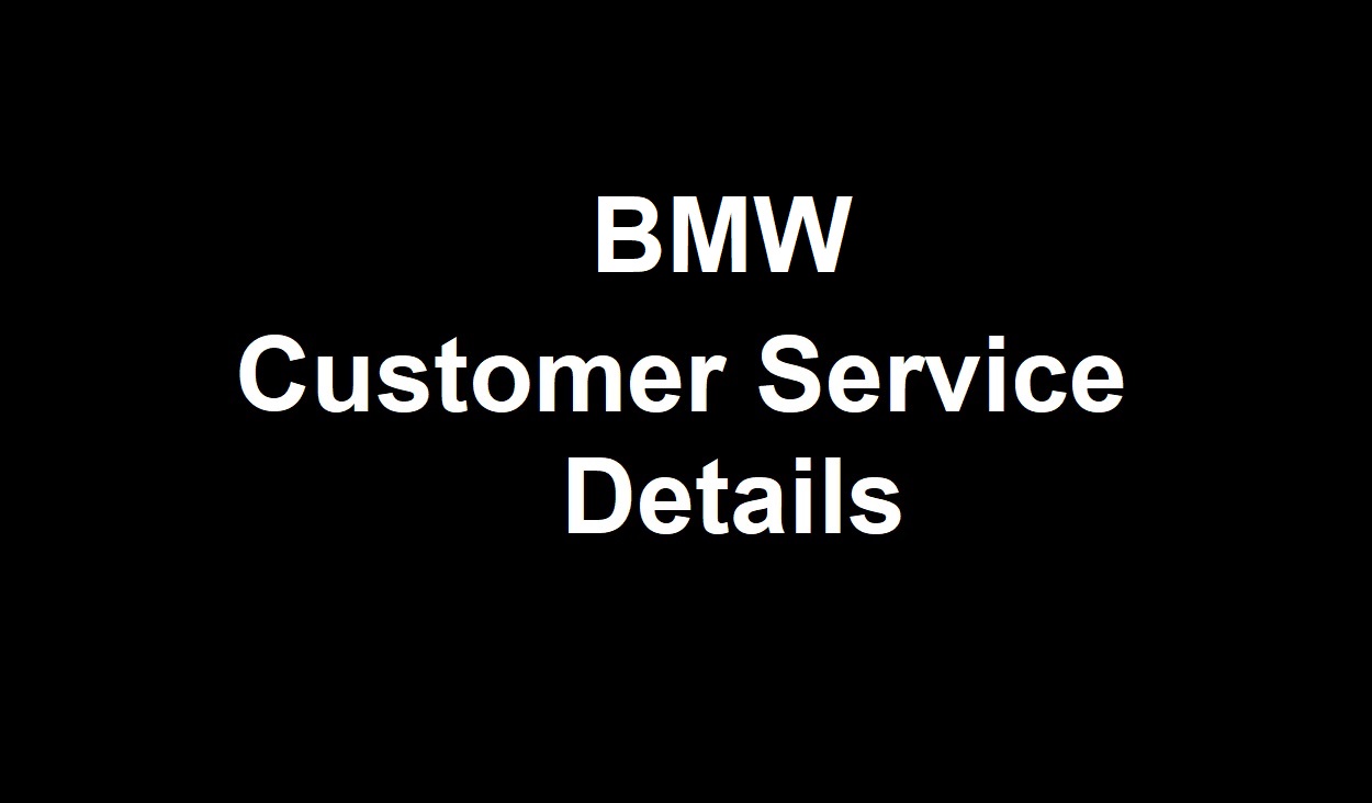 BMW Customer Service Number
