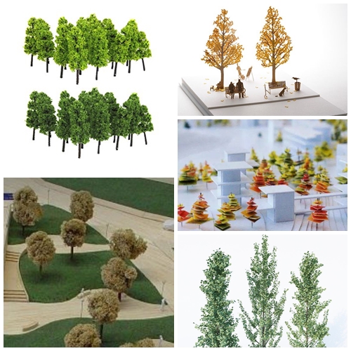 rizo Descarte cooperar APUNTES - REVISTA DIGITAL DE ARQUITECTURA: Representación de árboles y  arbustos en maquetas de proyectos de arquitectura - César Pérez V.