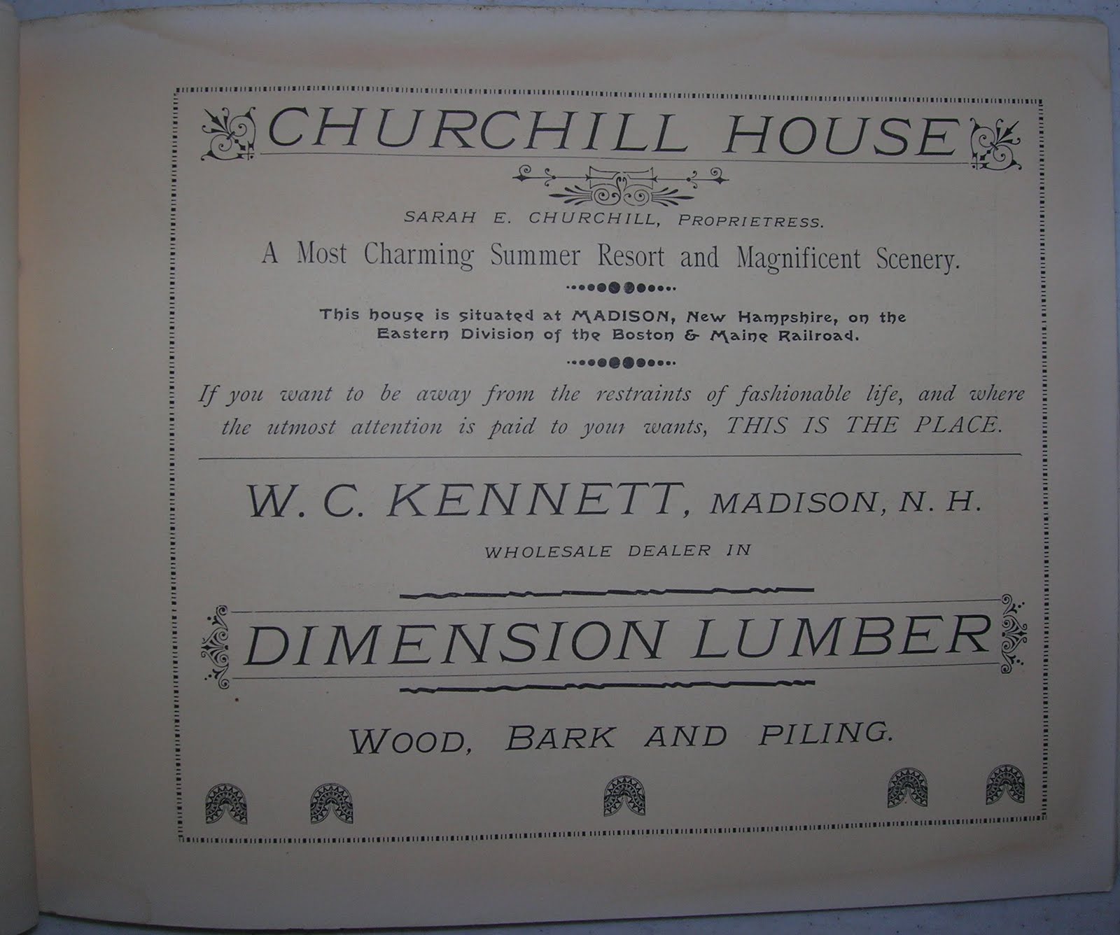 Heirlooms Reunited 1905 Old Home Week of Madison, New Hampshire, 70