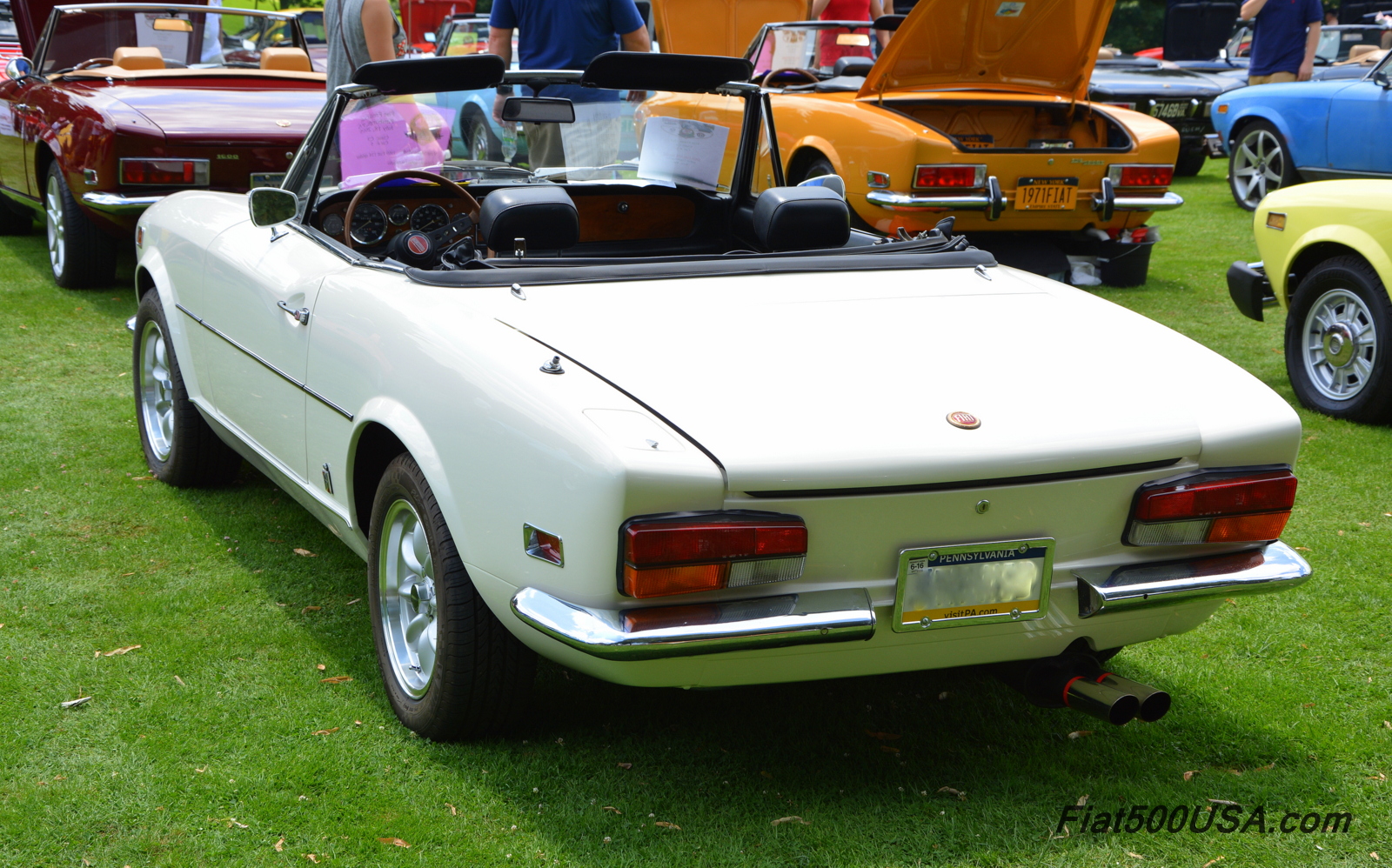 Fiat 124 Spider Celebrates 50 Years Fiat 500 Usa