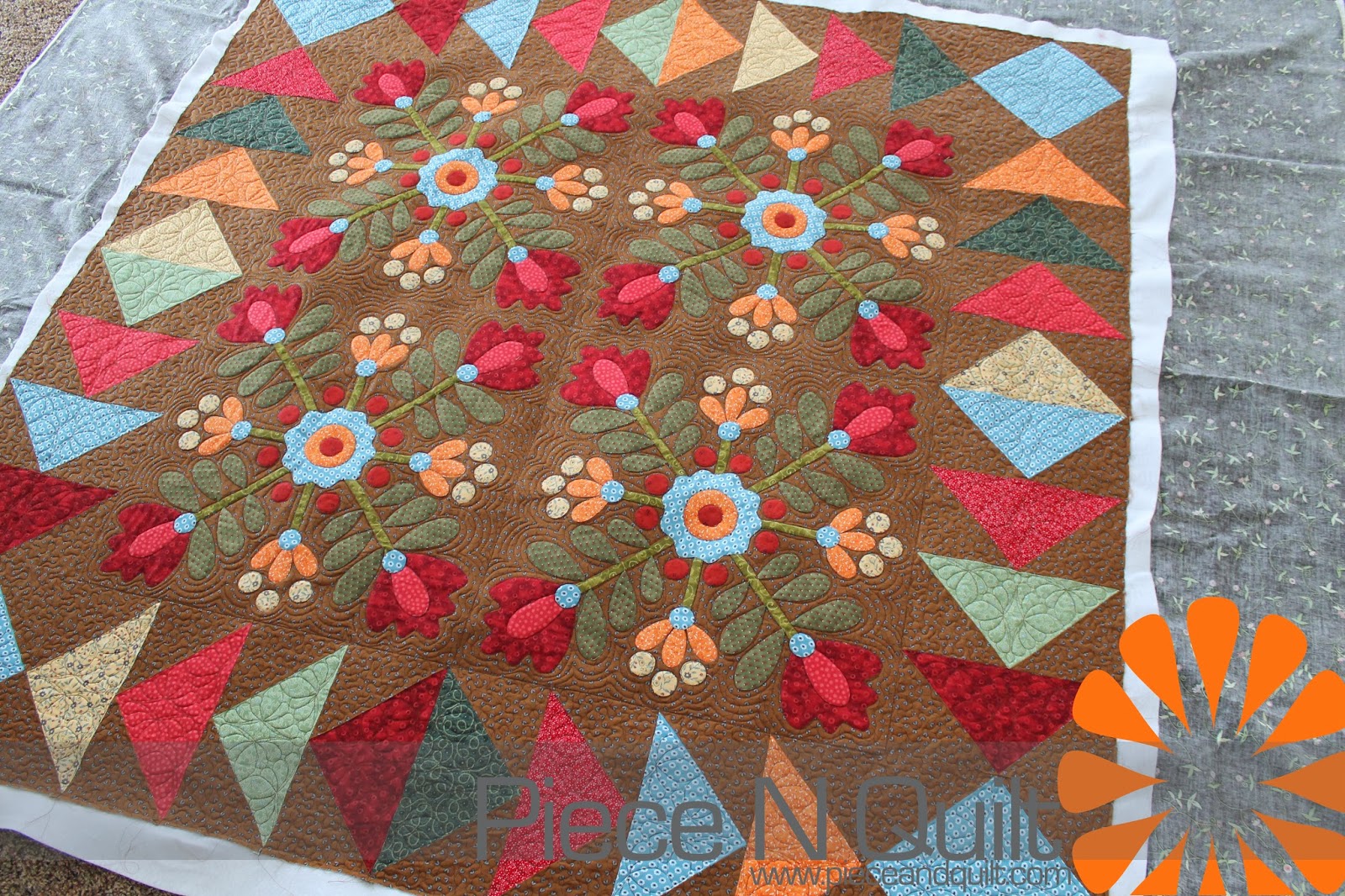 Piece N Quilt Applique Quilt