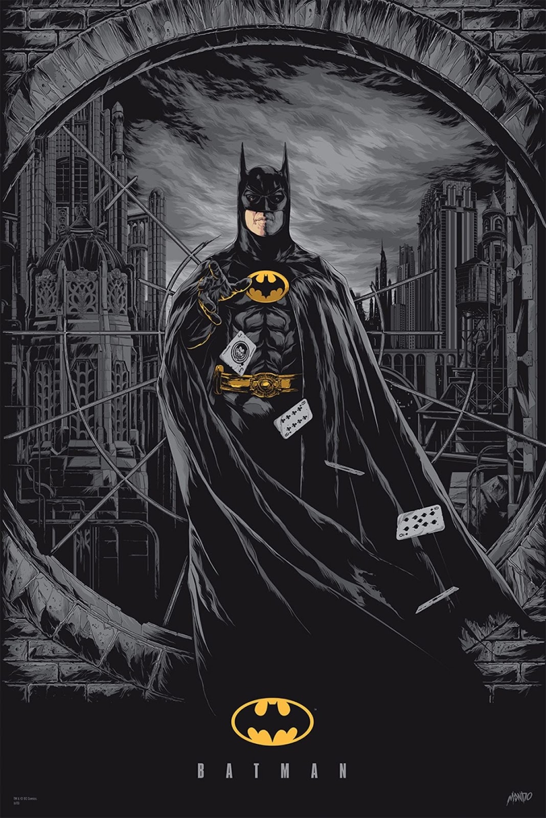 The Blot Says Mondocon Exclusive Batman 89 Metallic Variant Screen Print By Ken Taylor