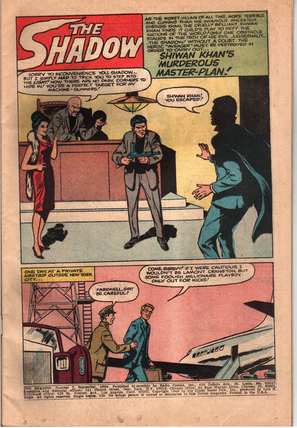 Read online The Shadow (1964) comic -  Issue #2 - 2