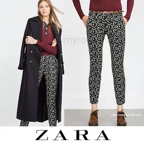 Kate Middleton Style ZARA Floral Print Trousers