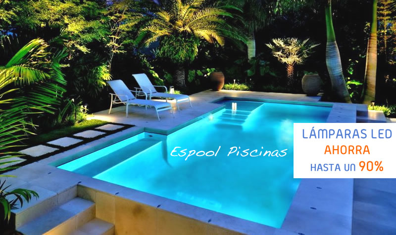 espool piscinas iluminacion led piscina