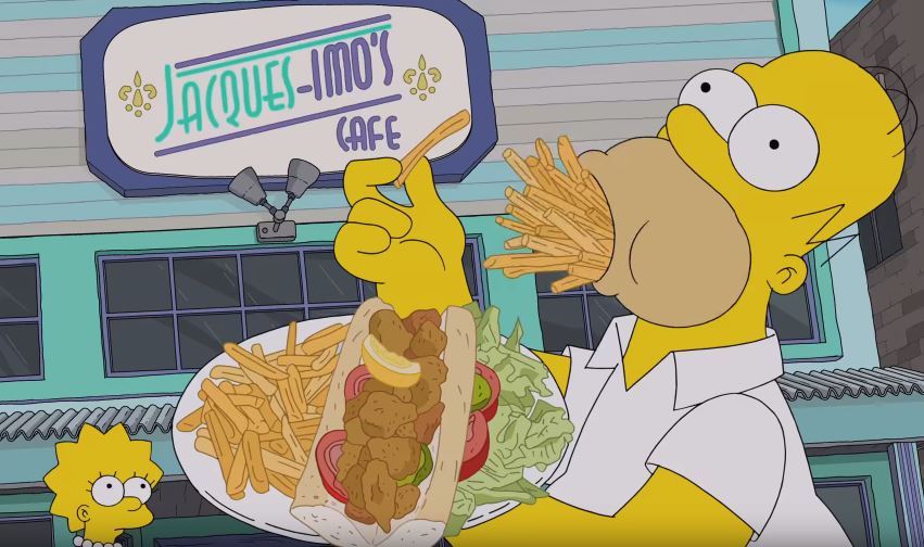 Homer Simpson Eats His Way Through New Orleans!