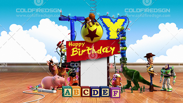 toy story 3 birthday psd template x10hosting free hosting community