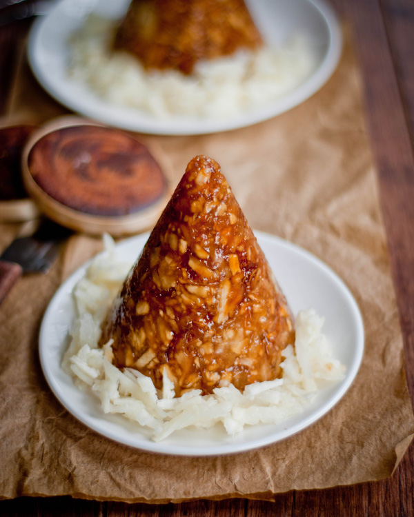 [Indonesian Recipes] Cassava and Palm Sugar Pudding All Asian Recipes