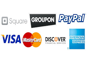 WE ACCEPT DEBIT AND CREDIT CARDS