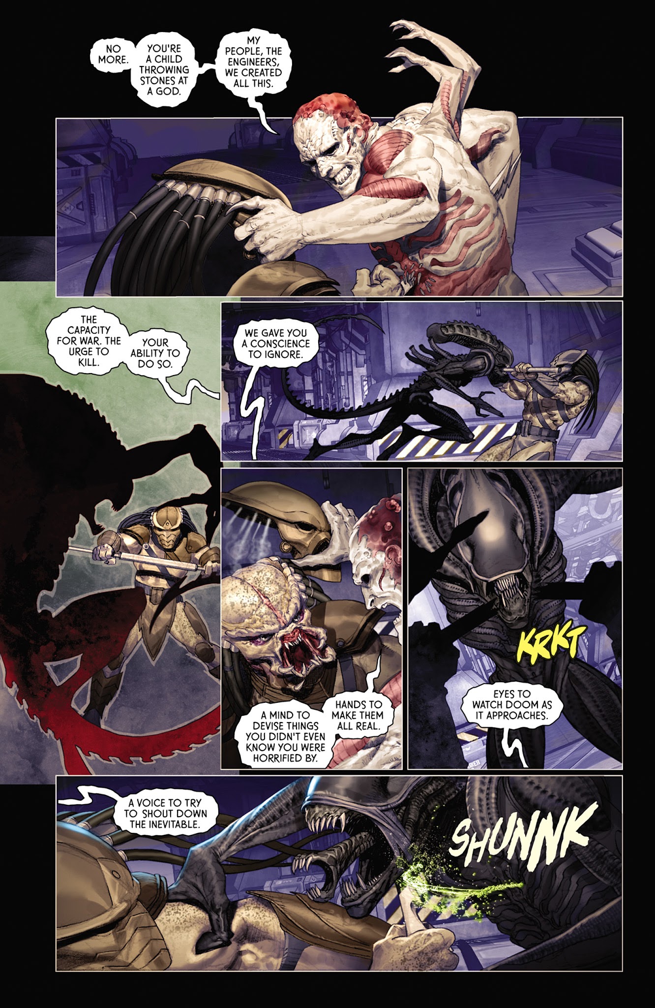 Read online Alien vs. Predator: Fire and Stone comic -  Issue #2 - 8