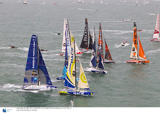10 novembre 2012 : les 20 skippers du Vendée Globe s'élancent (photo 2)